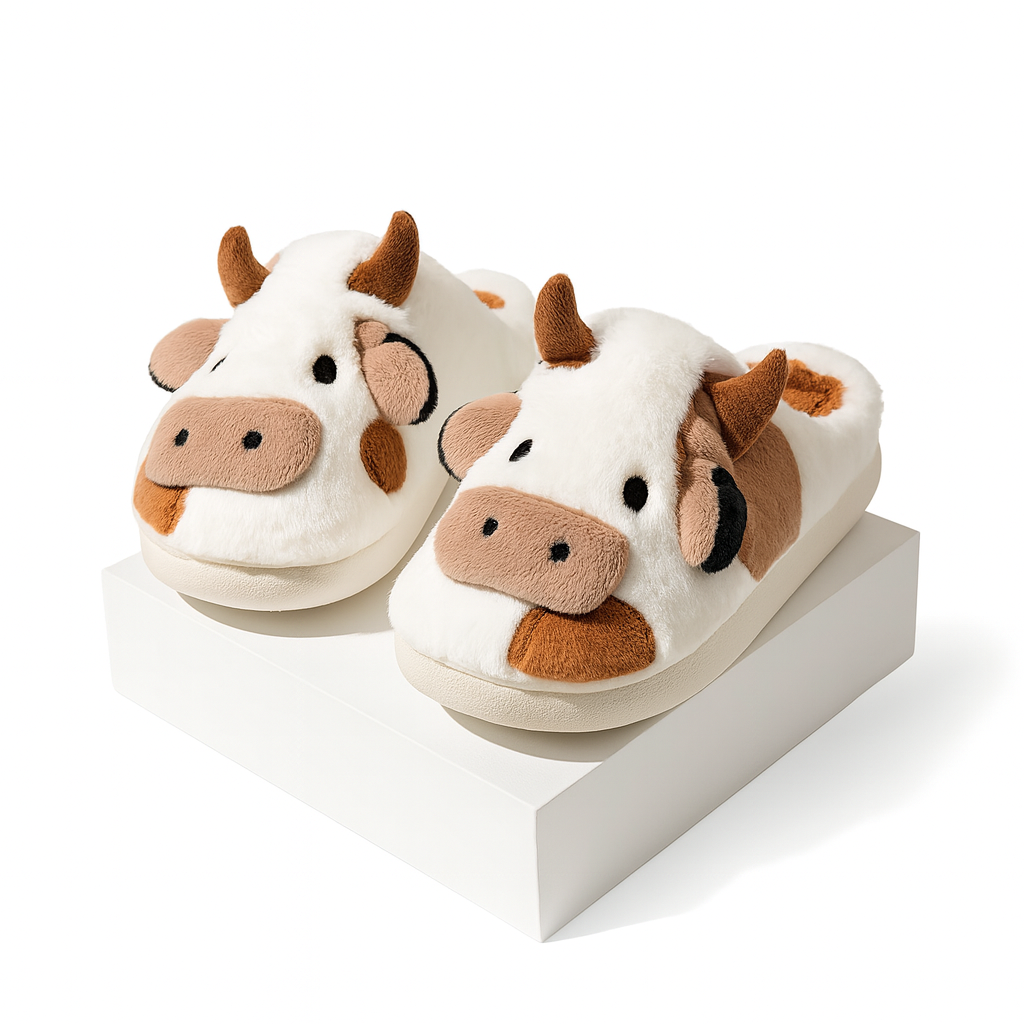 SłodkieKapcie ┃ CowSteps┃Krowie Kapcie┃Ciepłe i mięciutkie┃