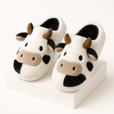 SłodkieKapcie ┃ CowSteps┃Krowie Kapcie┃Ciepłe i mięciutkie┃